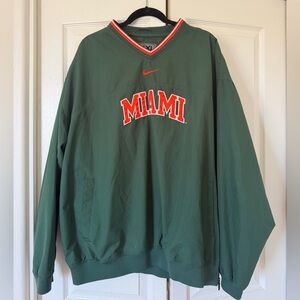 Miami Nike Team Jacket with Patch Detail